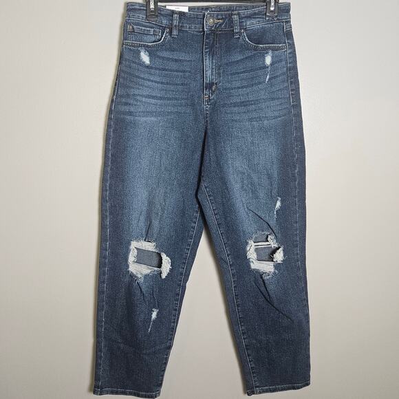 NWT INC Distressed High Rise Jeans Sz 6 - Picture 2 of 14